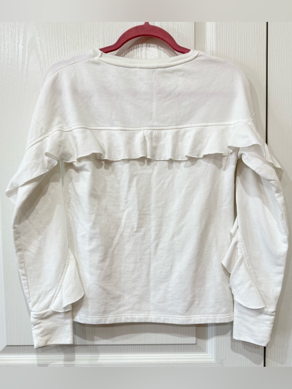 Cache White Ruffle-Sleeve Top - Picture 3 of 5